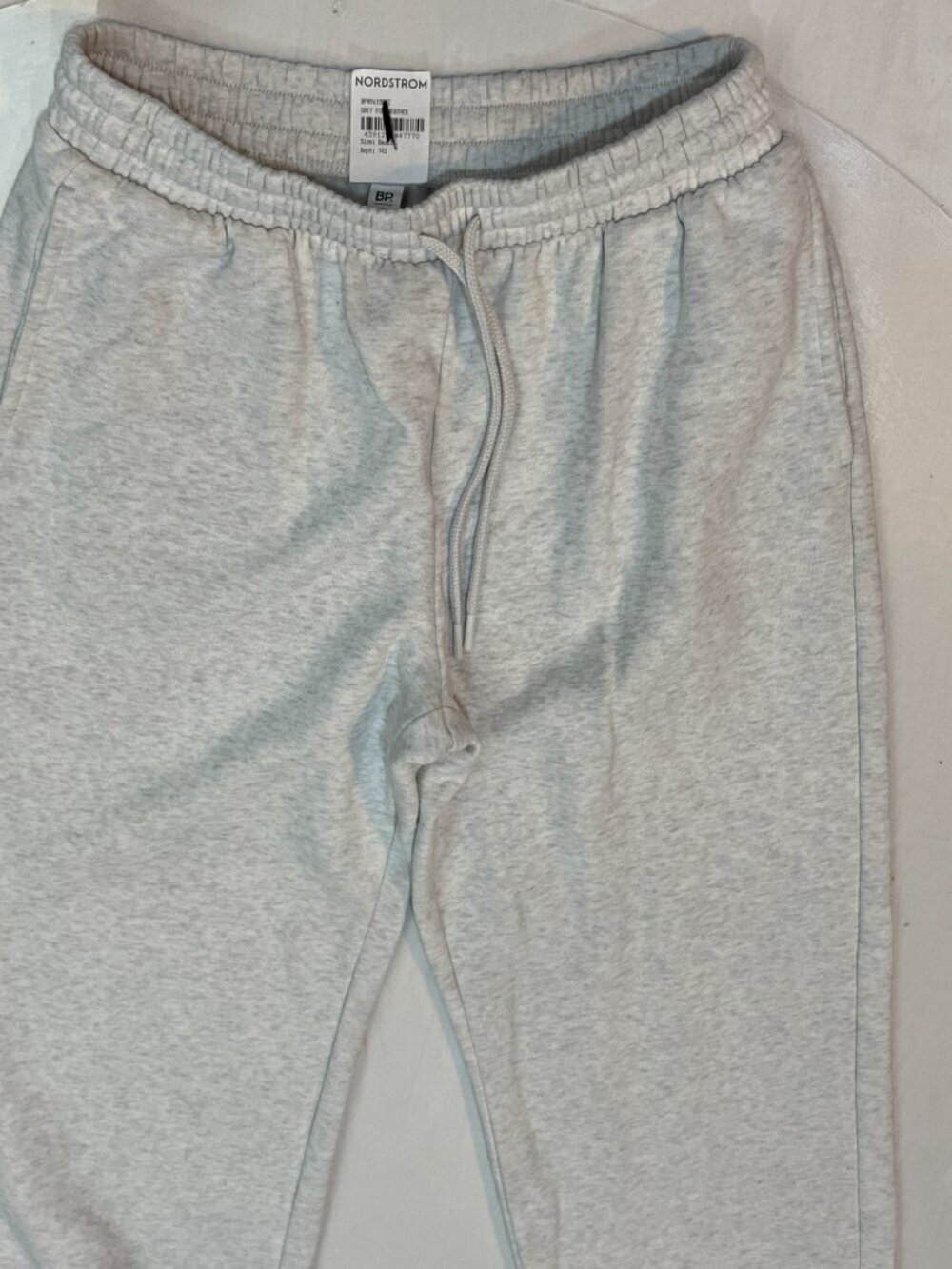 BP. Gray Fleece Jogger Sweatpants Size Small Drawstring - Picture 8 of 9